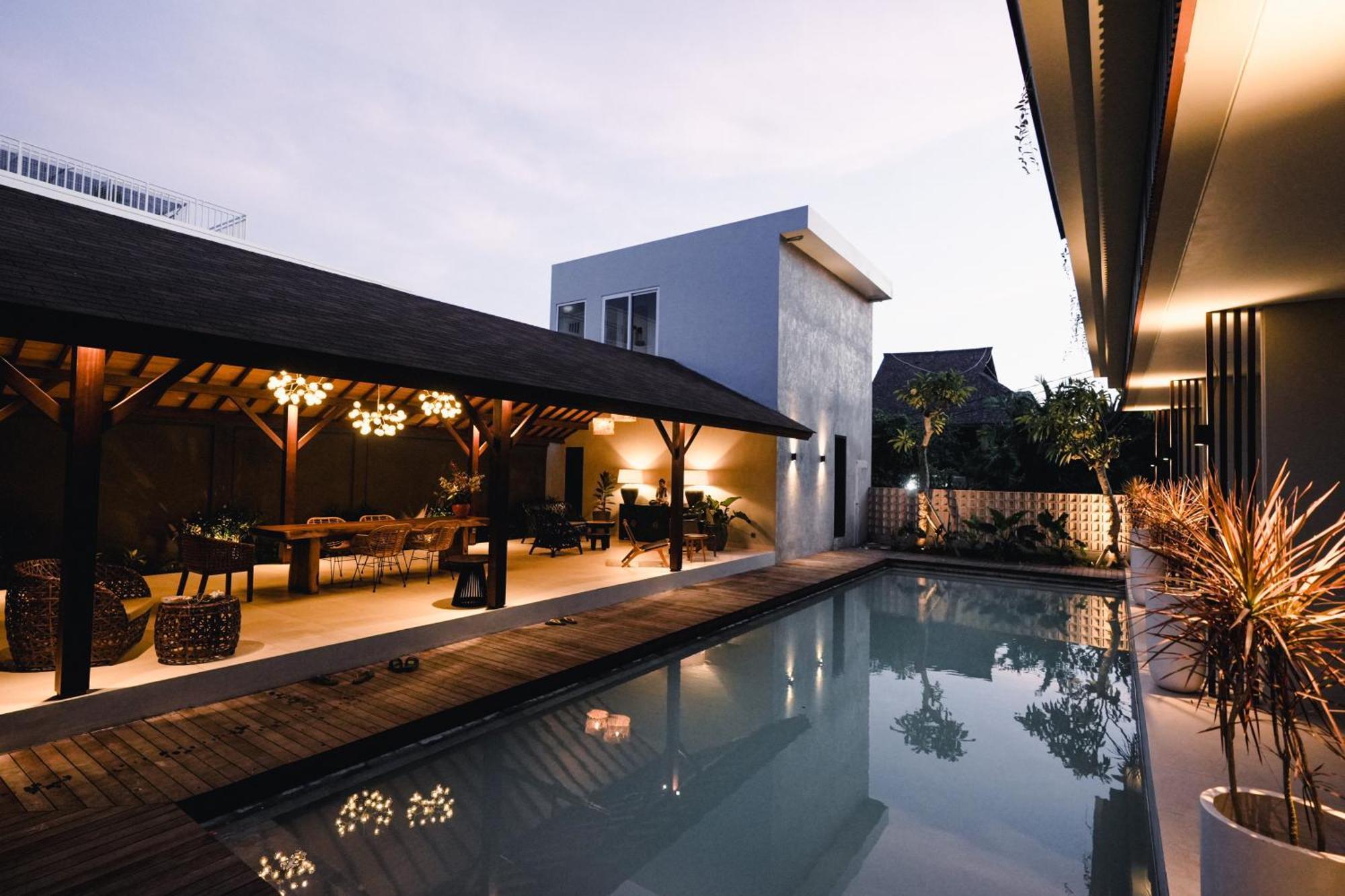 Luna Ola Villa Berawa 坎古 外观 照片